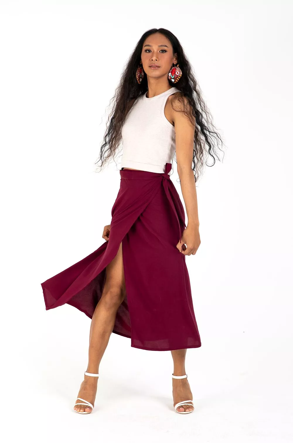 Maxi Wrap Skirt