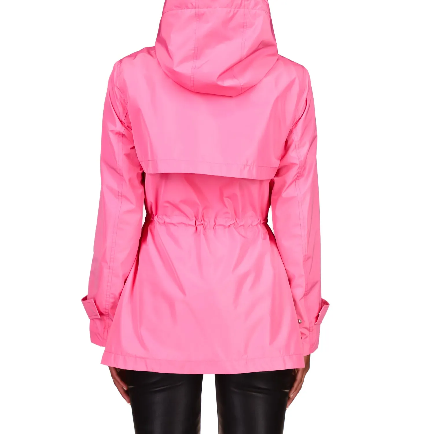 MELANY 2-in-1 rain parka with removable bib Guava