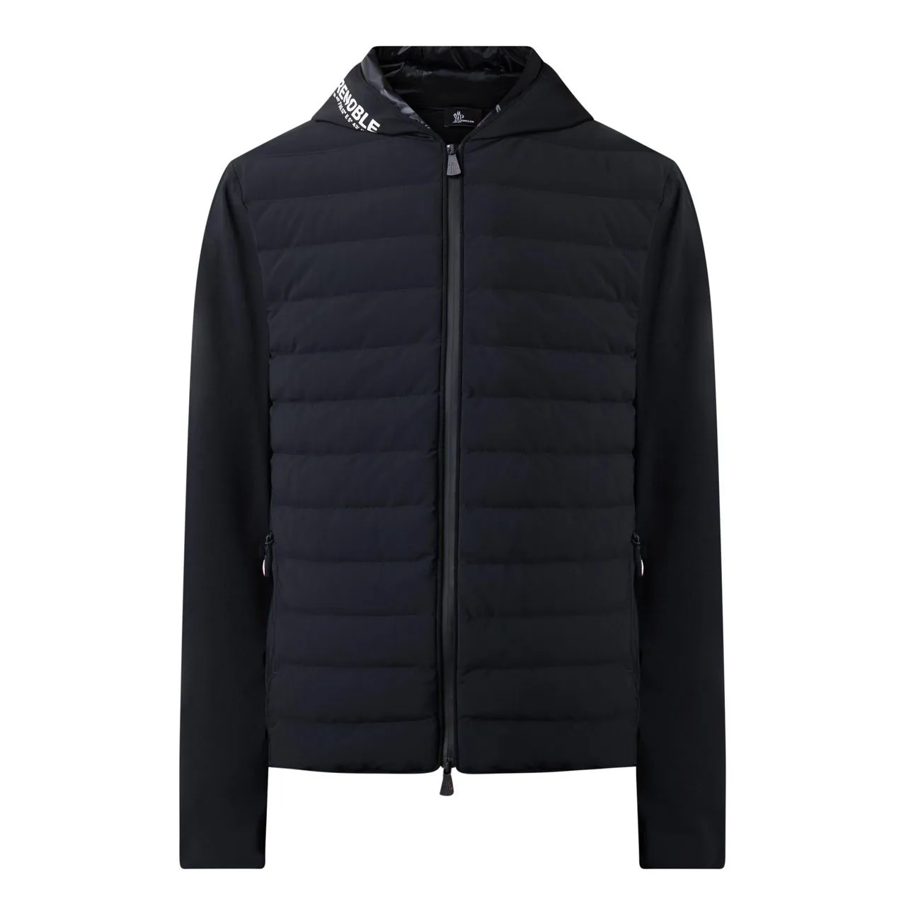 MONCLER Technical Logo Padded Jacket - Black