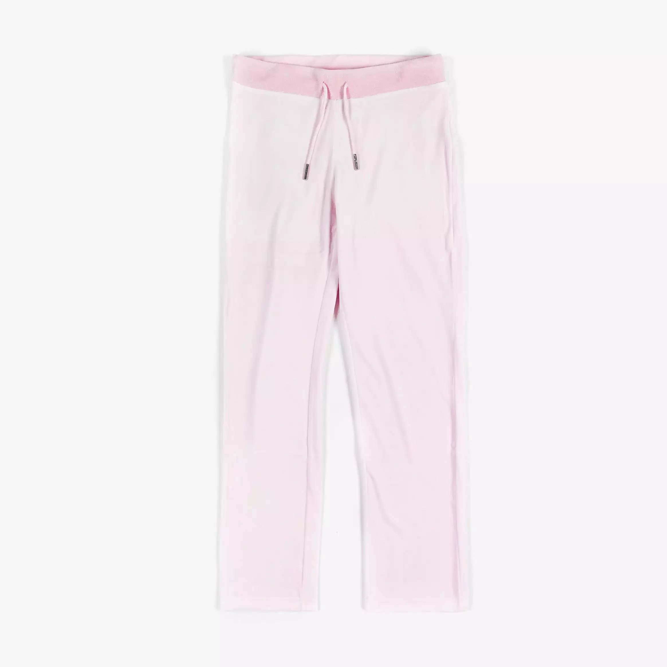 OG Big Bling Velour Womens Track Pants (Light Pink)