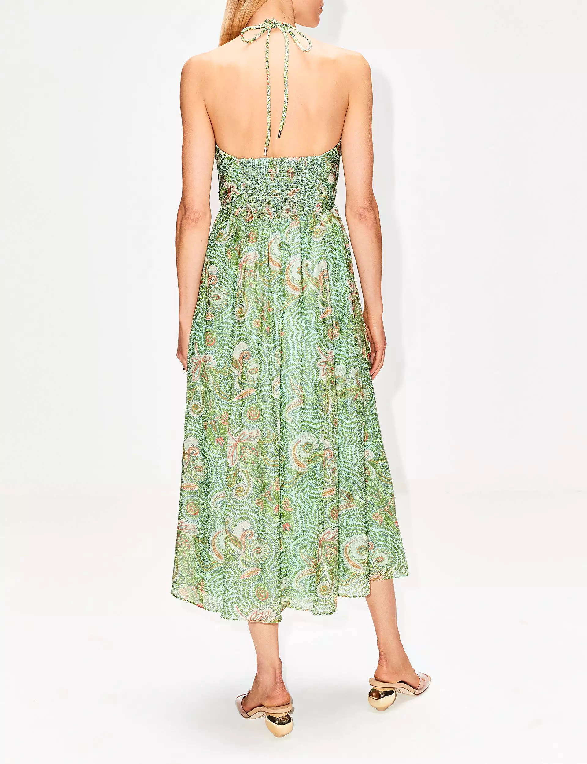 Paisley Halter Dress