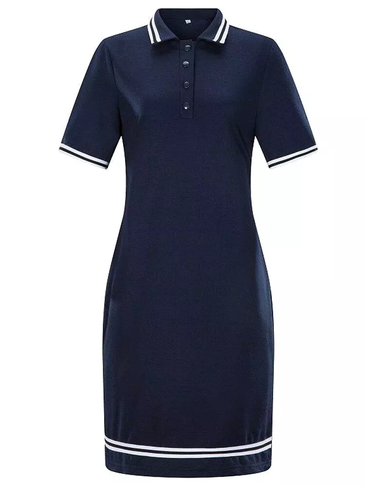 Polo Dress - Plus Size T-Shirt Dress