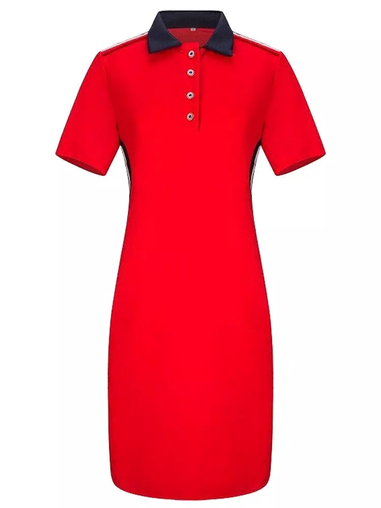 Polo Dress - Plus Size T-Shirt Dress