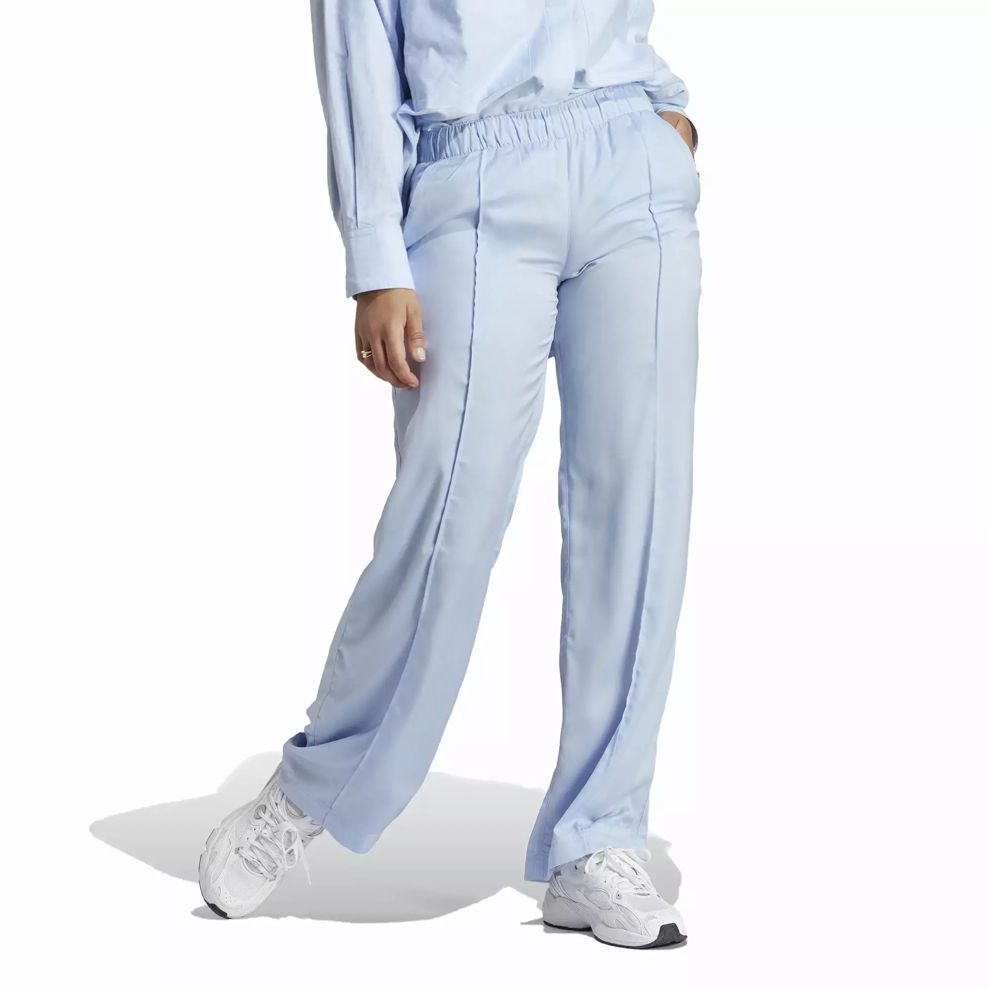 PREMIUM ESSENTIALS SATIN PANTS BLUE DAWN'