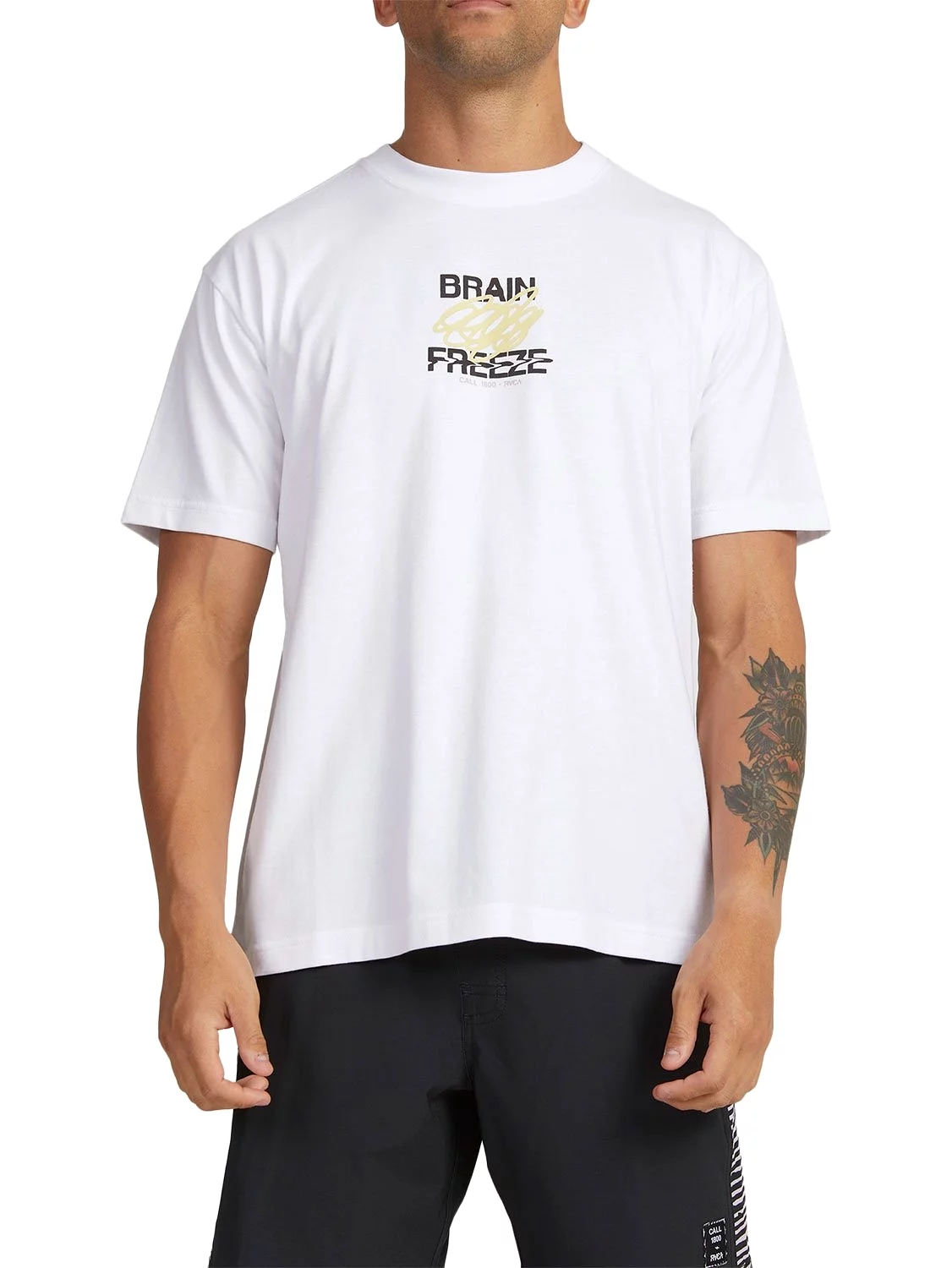 RVCA Men's Brain Freeze T-Shirt