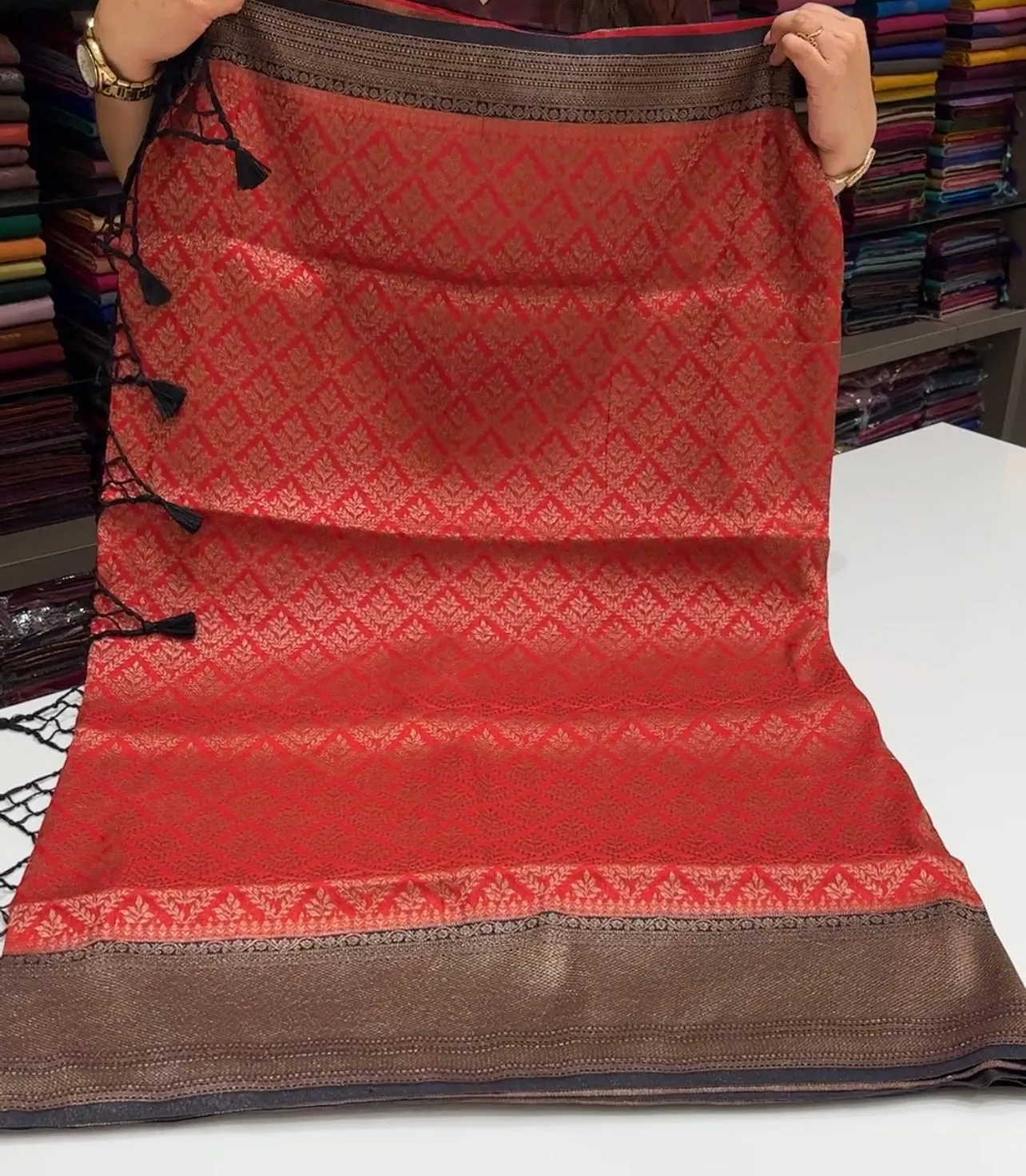 SEMI KATAN SAREES - IHA 15239