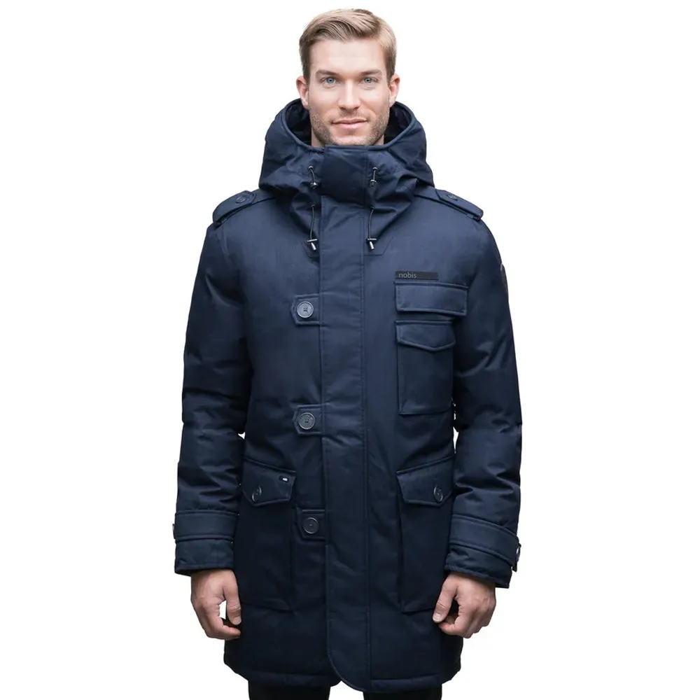 SHELBY MEN'S MILITARY PARKA NAVY