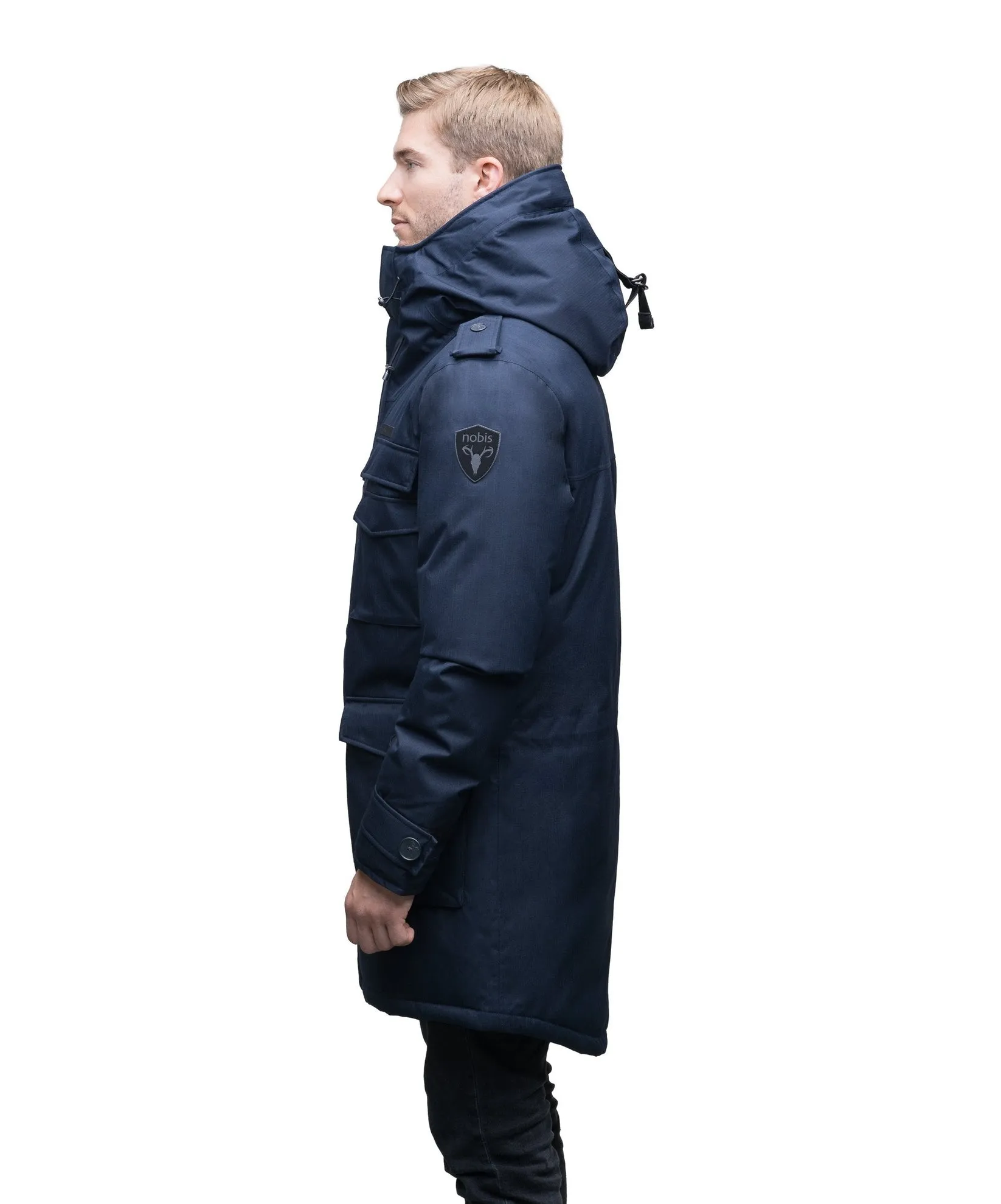 SHELBY MEN'S MILITARY PARKA NAVY