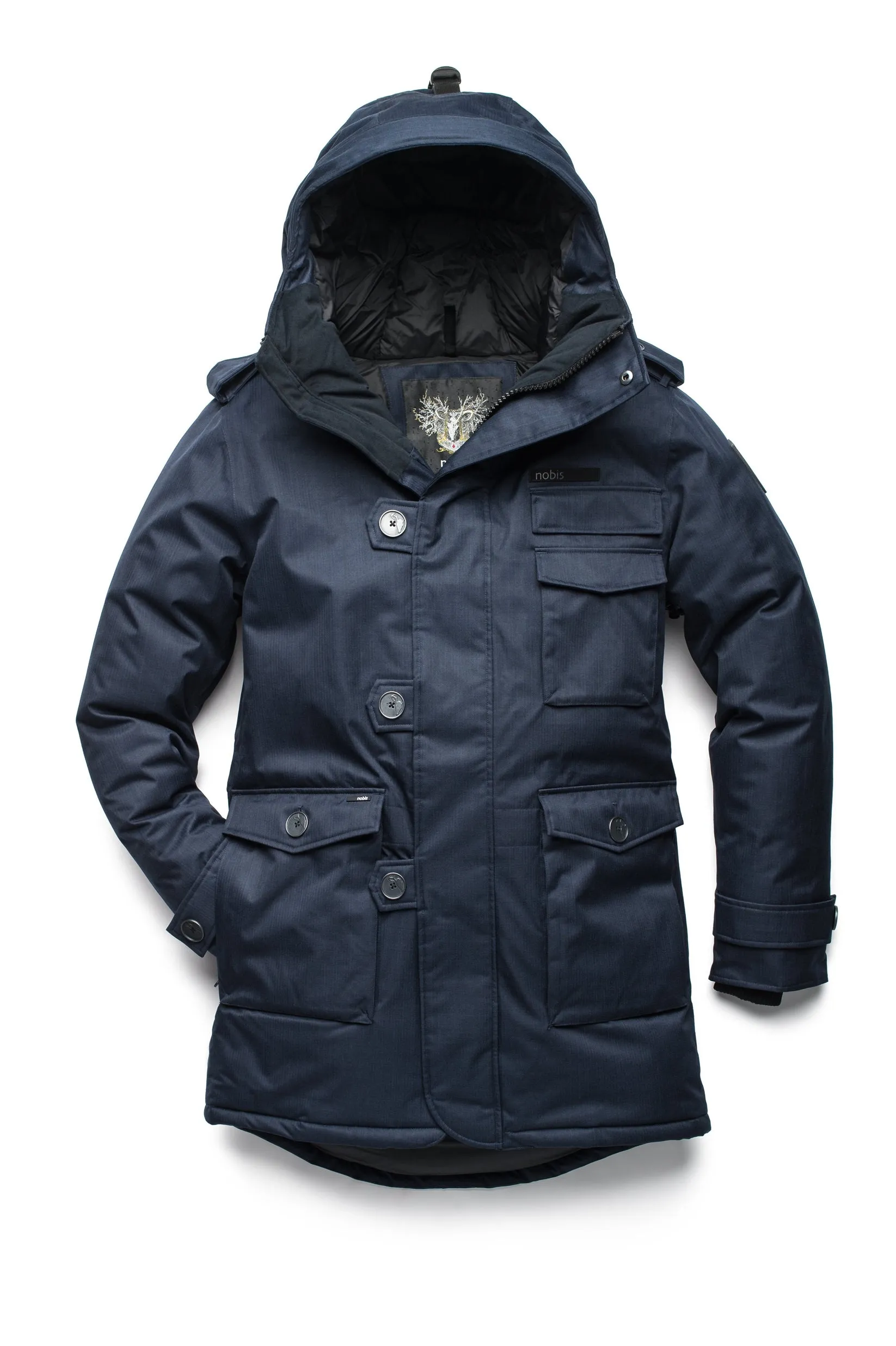 SHELBY MEN'S MILITARY PARKA NAVY