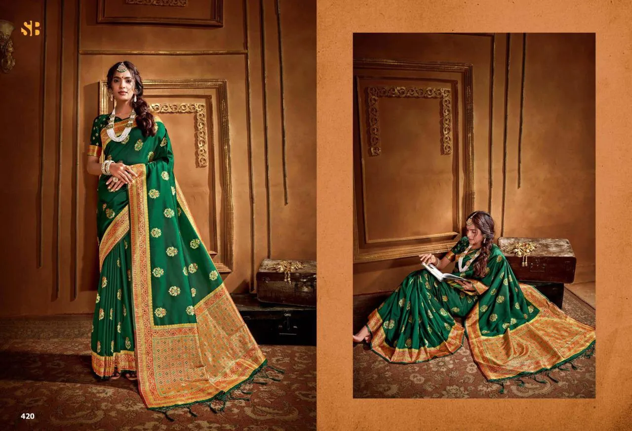 Shruti Launched Radha Rani Banarasi Silk Heavy Fancy Designer Sarees