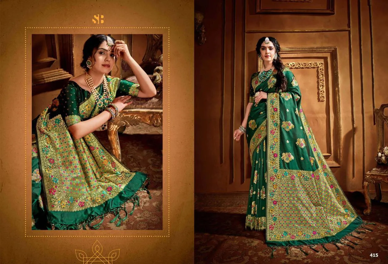 Shruti Launched Radha Rani Banarasi Silk Heavy Fancy Designer Sarees