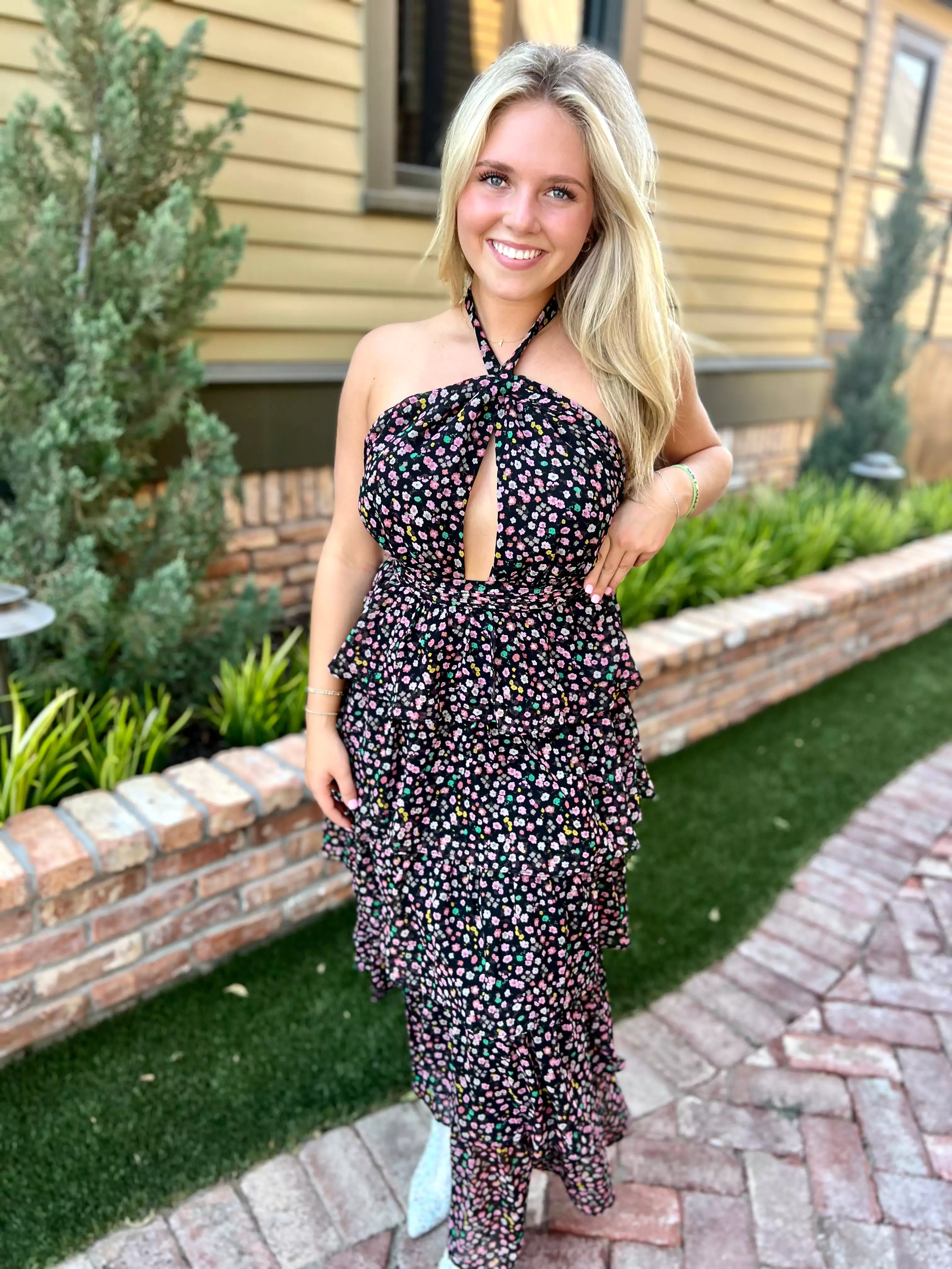 Talia Surreal Maxi Dress