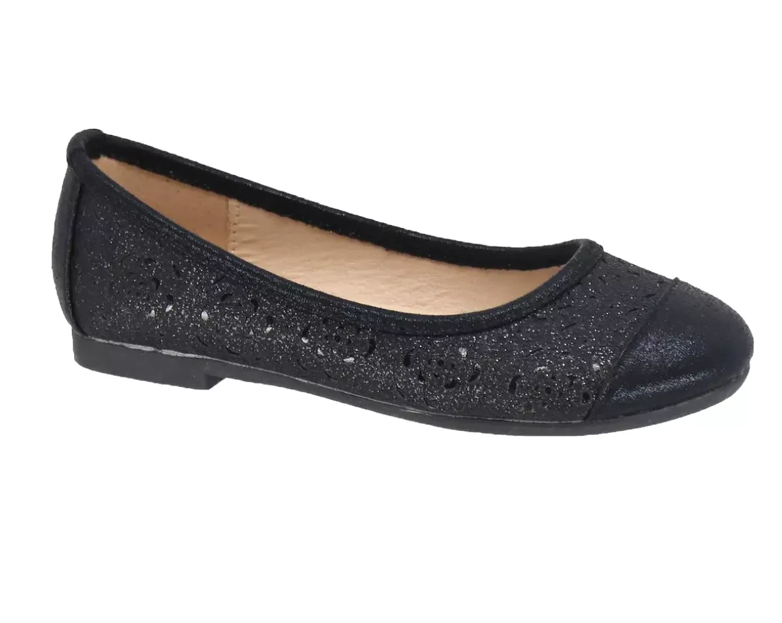 Taxi Black Stella Children's Dress Shoe