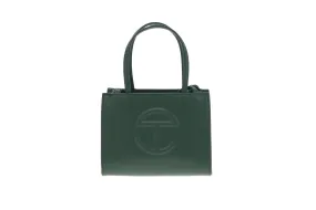 Telfar Dark Olive Faux leather Small Shopping Bag