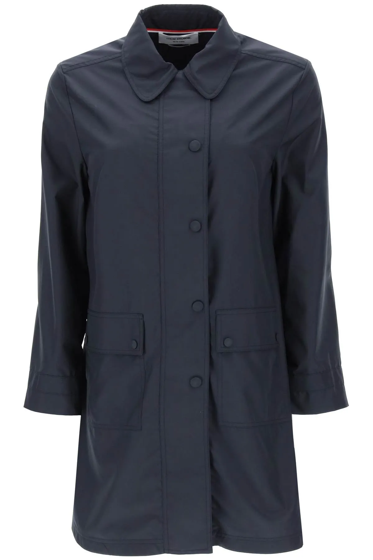 Thom browne unlined parka in ripstop FJT285AF0197 NAVY