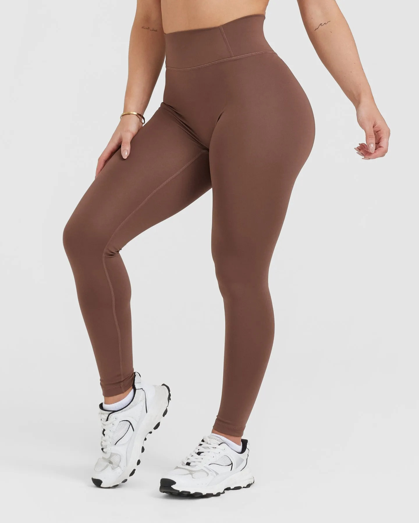 Timeless High Waisted Leggings | Chestnut