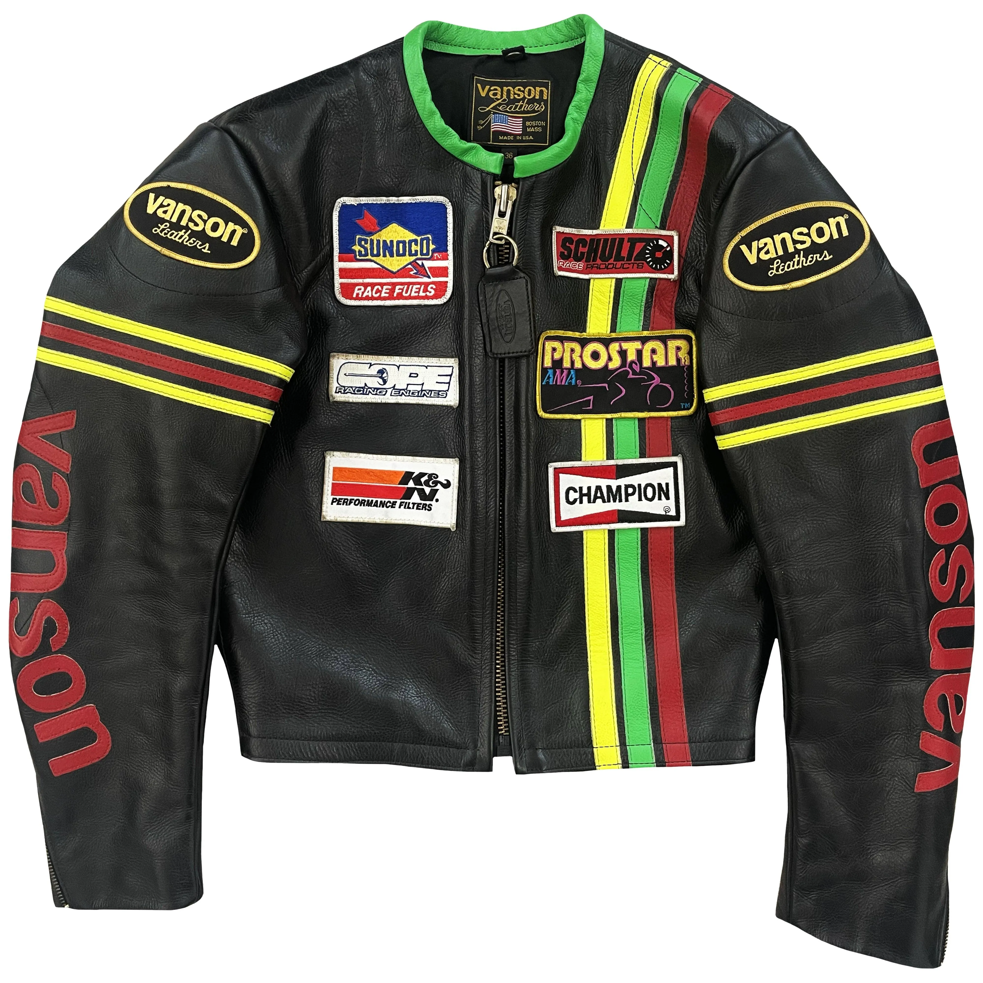 Vanson Leathers Motorcycle Racer Jacket