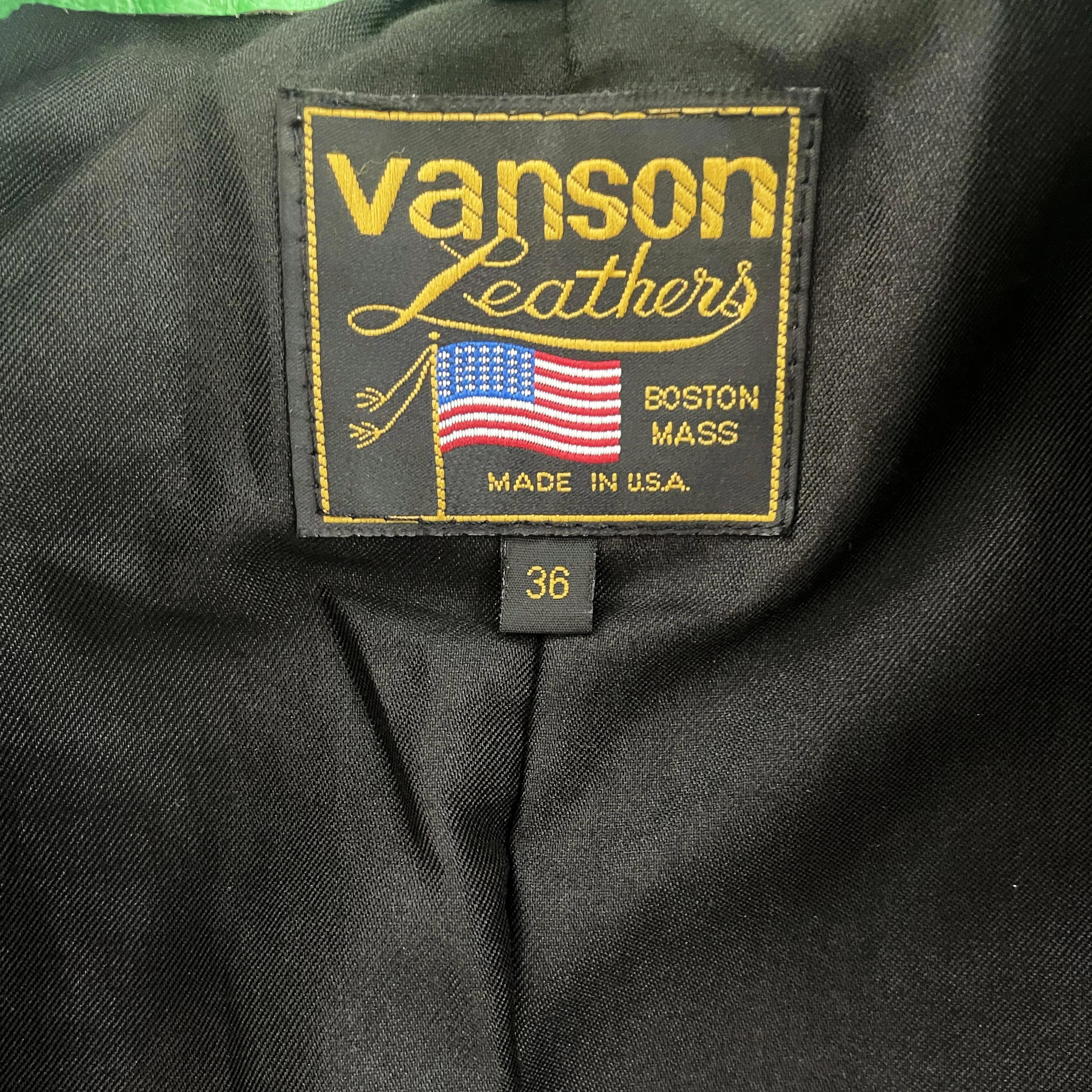 Vanson Leathers Motorcycle Racer Jacket