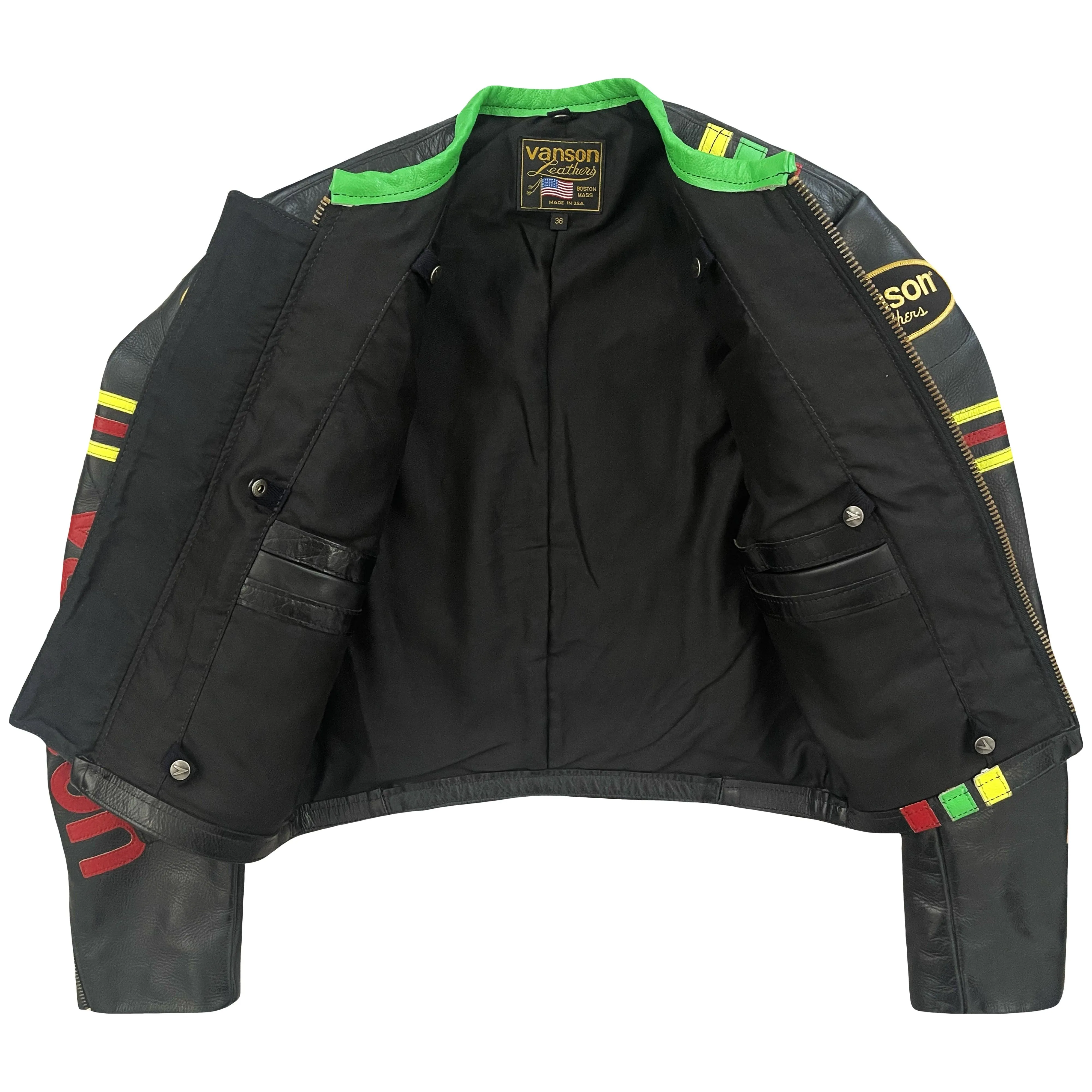 Vanson Leathers Motorcycle Racer Jacket