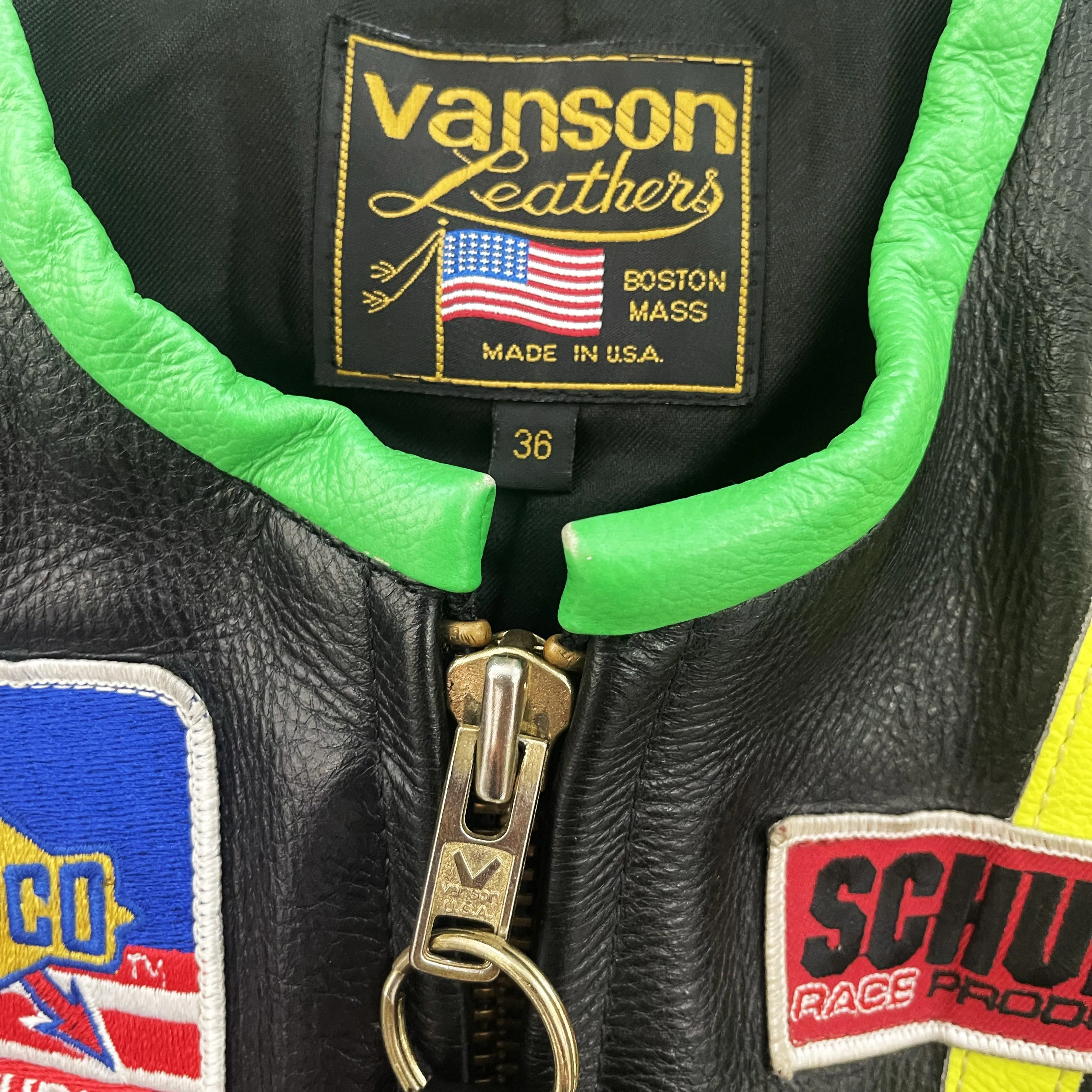 Vanson Leathers Motorcycle Racer Jacket