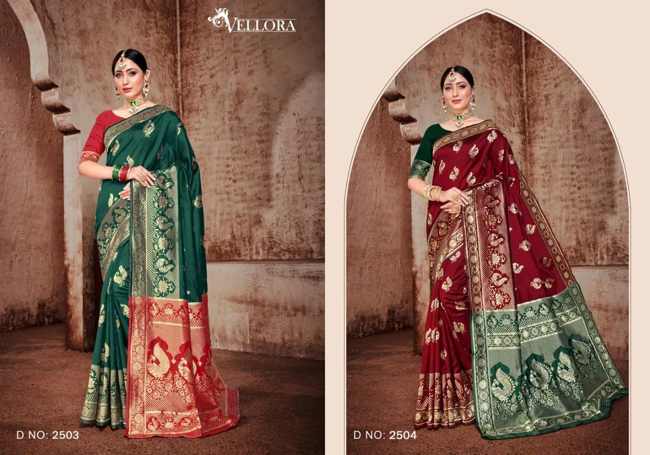 Vellora Saree Kumkum Bhagya Fancy Banarasi Silk Sarees