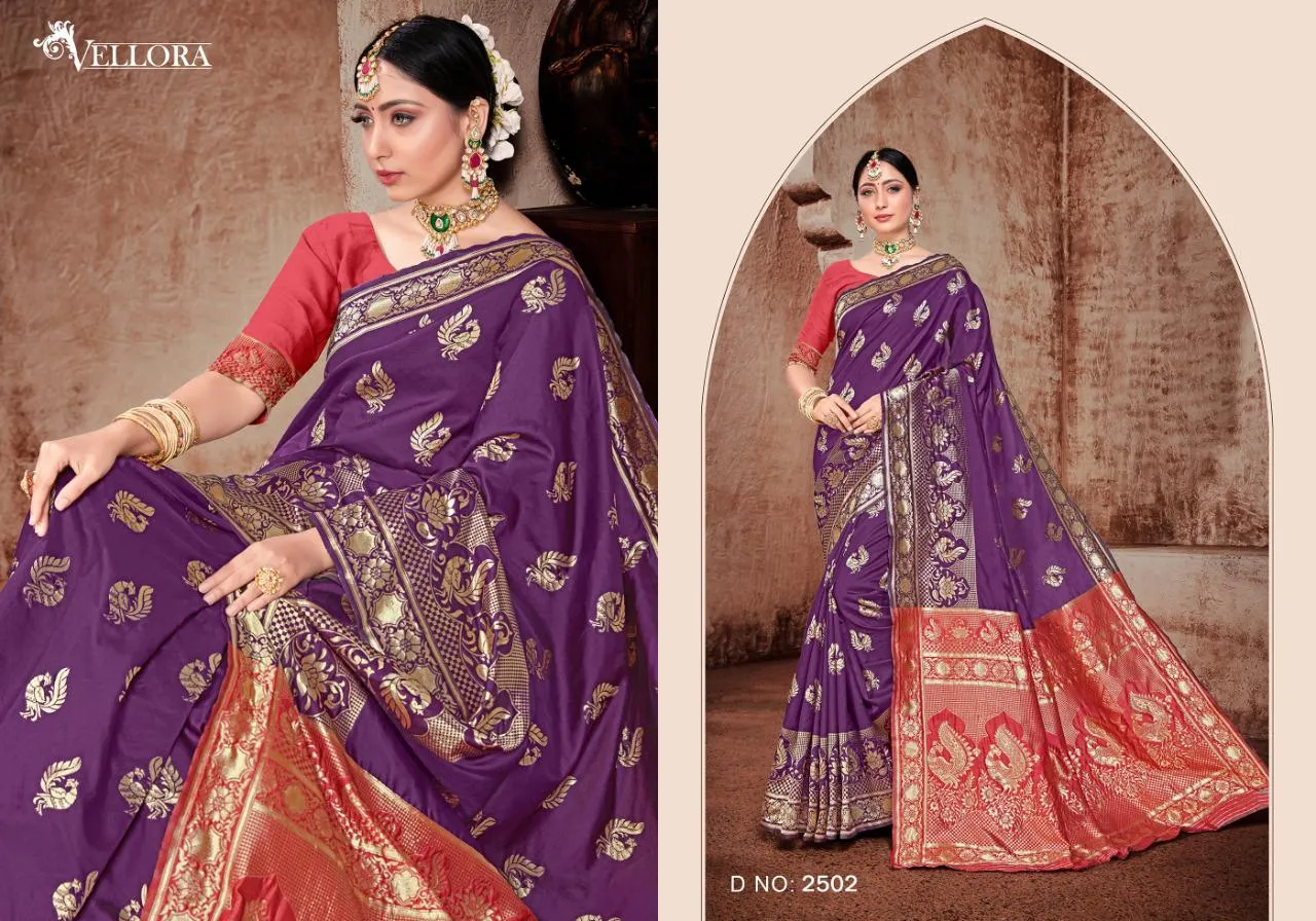 Vellora Saree Kumkum Bhagya Fancy Banarasi Silk Sarees