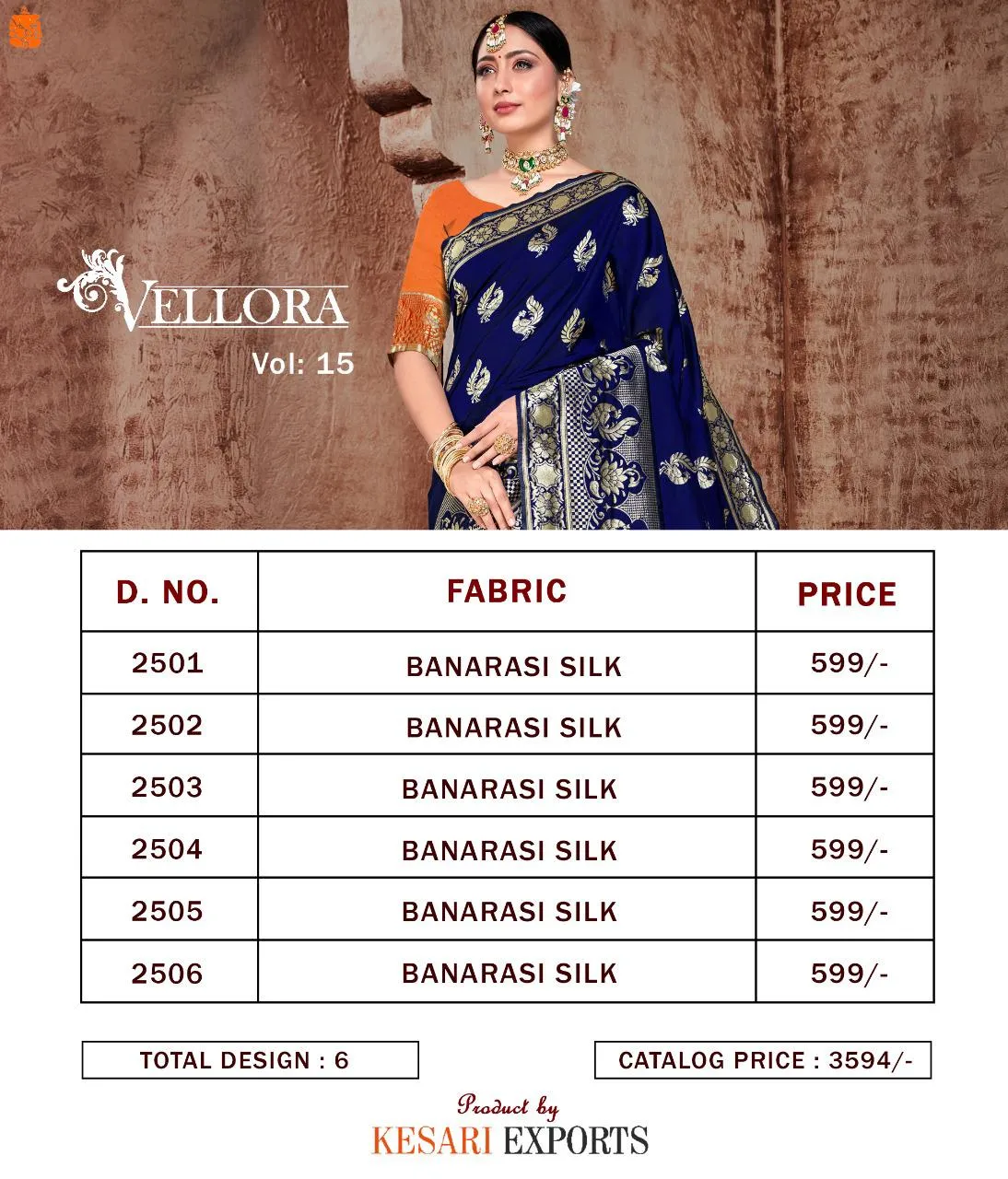 Vellora Saree Kumkum Bhagya Fancy Banarasi Silk Sarees