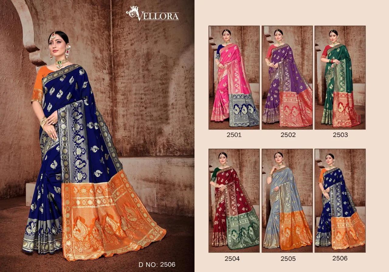 Vellora Saree Kumkum Bhagya Fancy Banarasi Silk Sarees