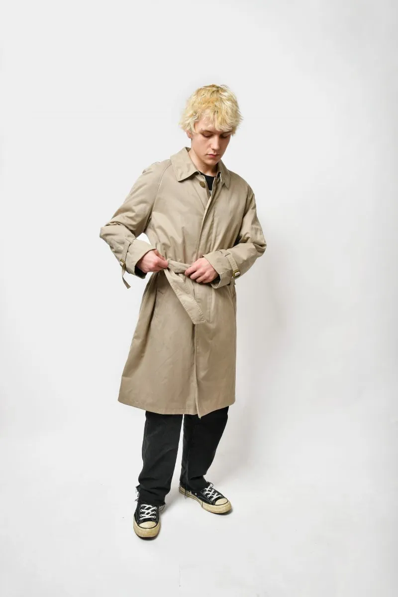 Vintage long rain coat