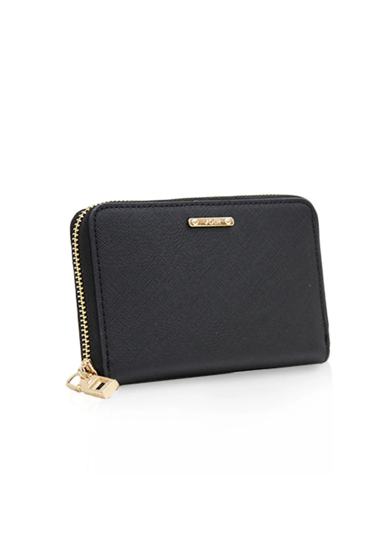 VOIR Classic Zip-Around Mini Wallet