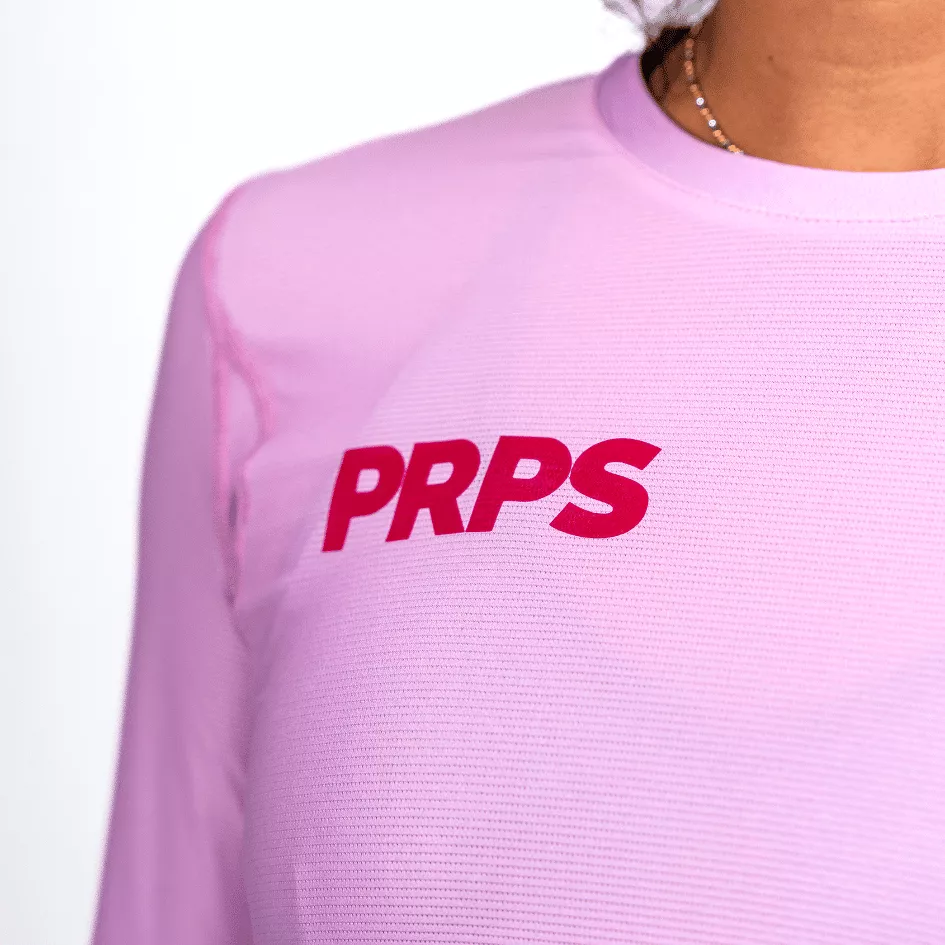 Women Long Sleeve Running Shirt Hypermesh ELITE (Blush)