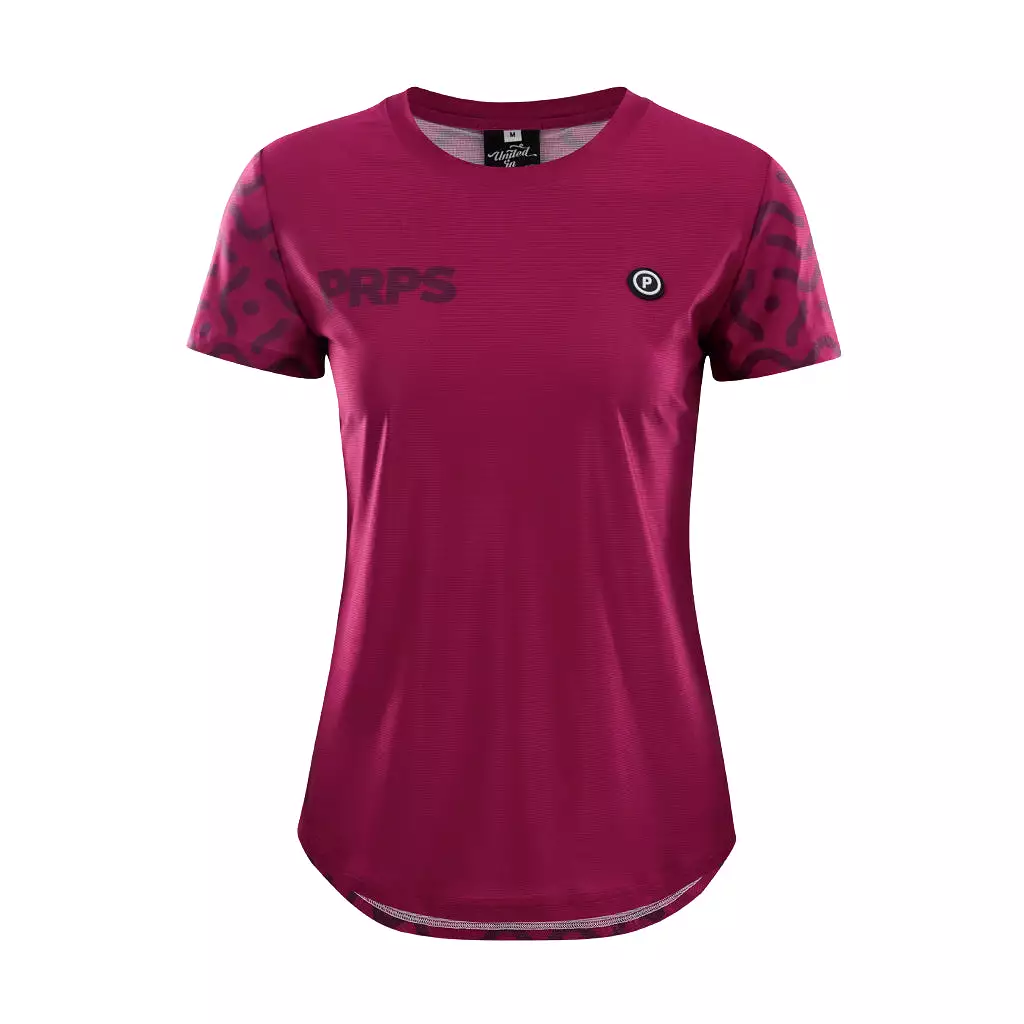 Women Running T-Shirt Hypermesh ELITE (Amaranth Red)