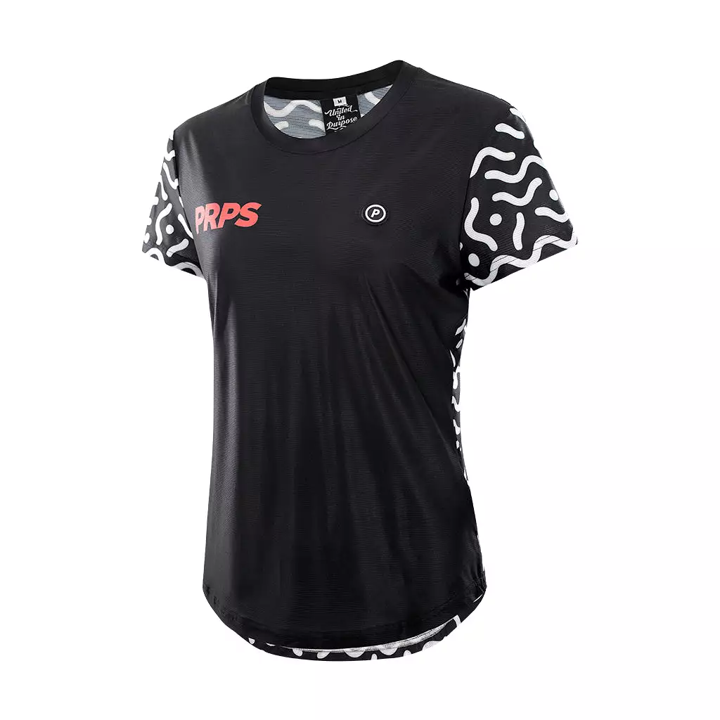 Women Running T-Shirt Hypermesh ELITE (Black)