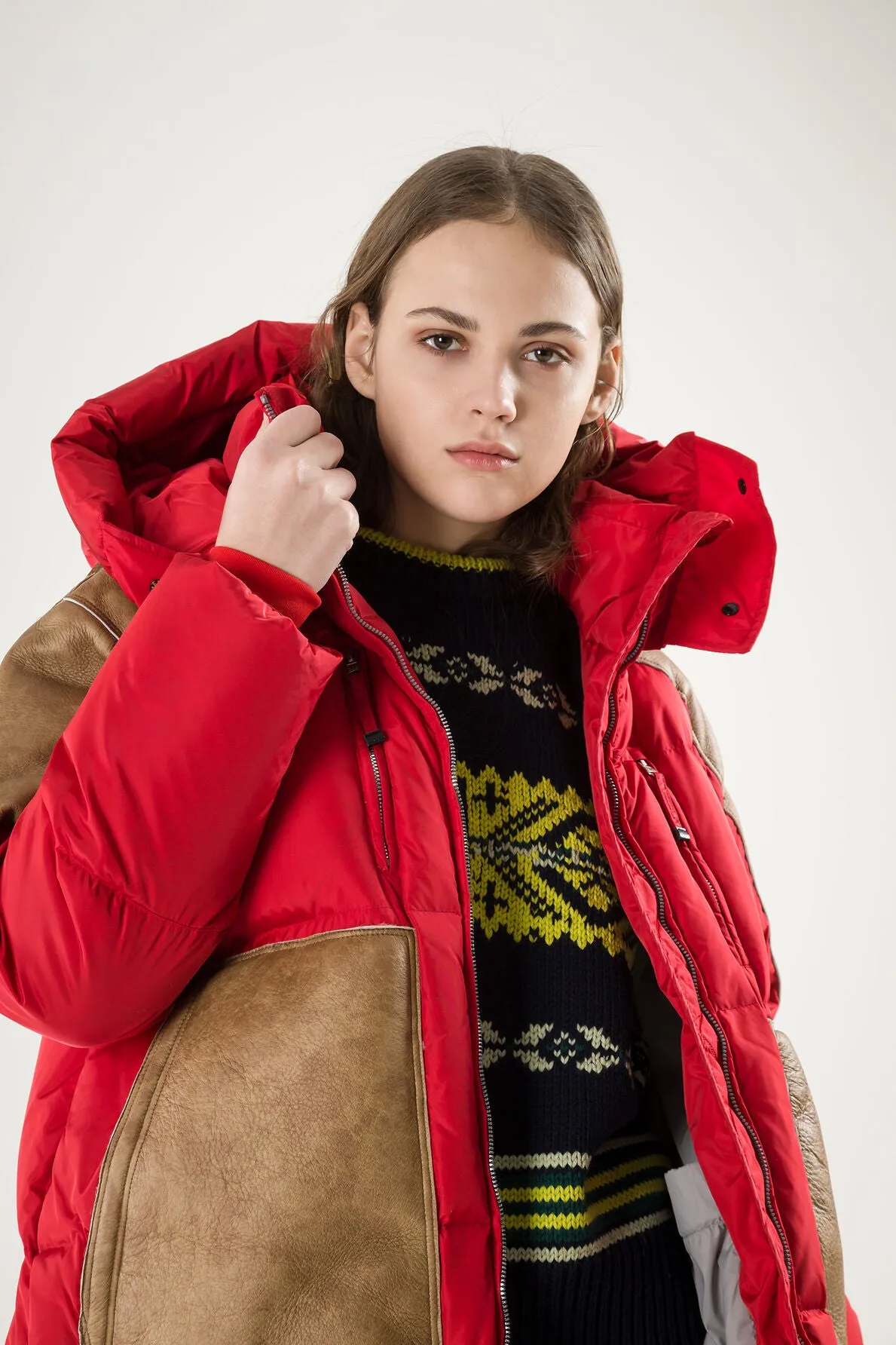 WOMEN'S DOWN JACKET CAROLINA TRUE RED