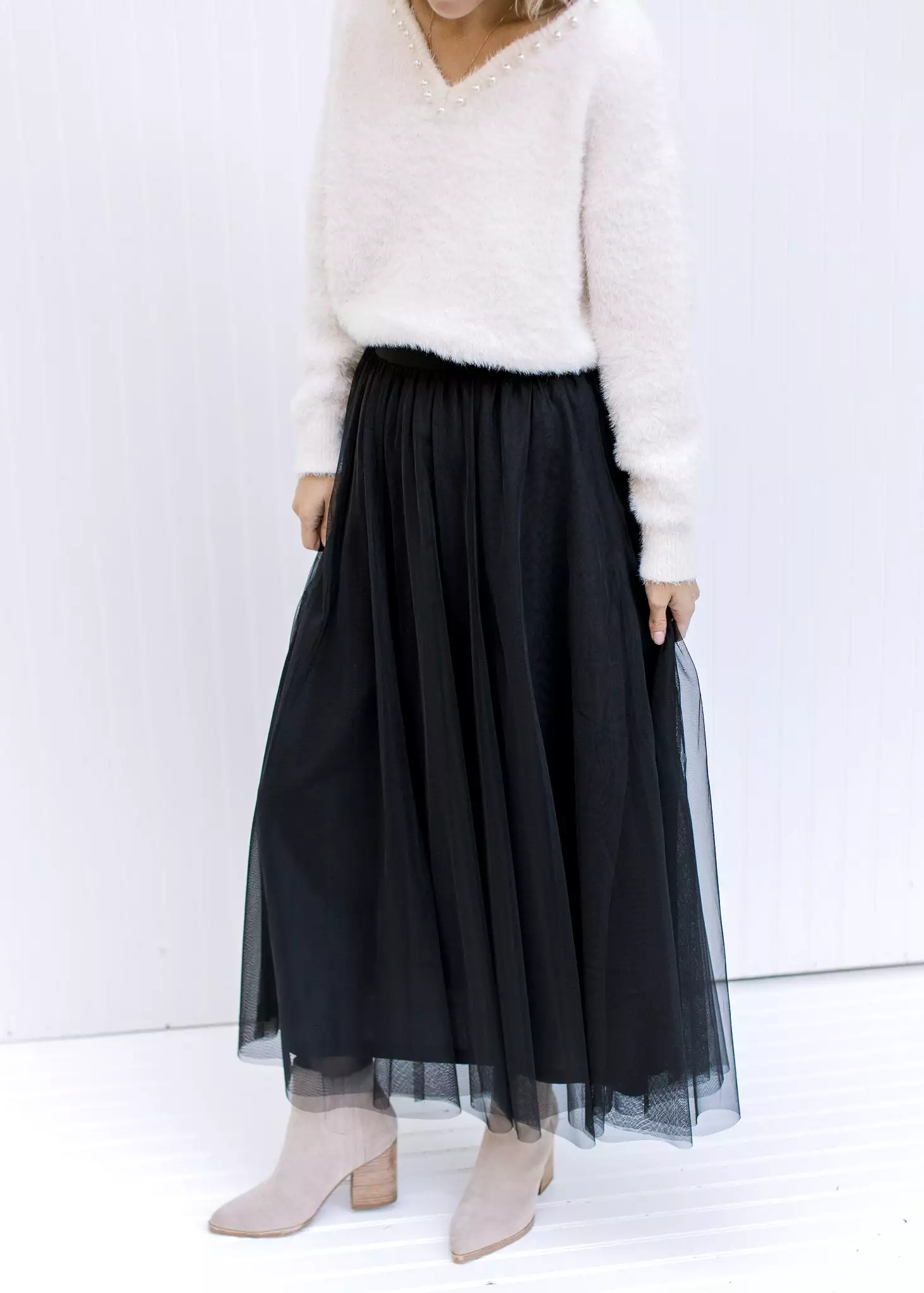 X Black Tulle Skirt