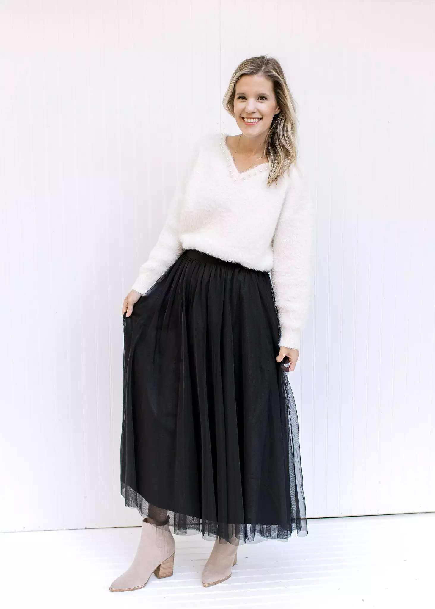 X Black Tulle Skirt