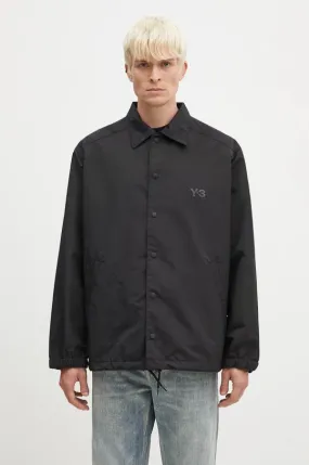 Y-3 jacket Nylon Coach Jacket men's black color IW2473