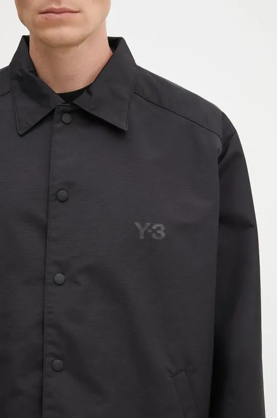 Y-3 jacket Nylon Coach Jacket men's black color IW2473