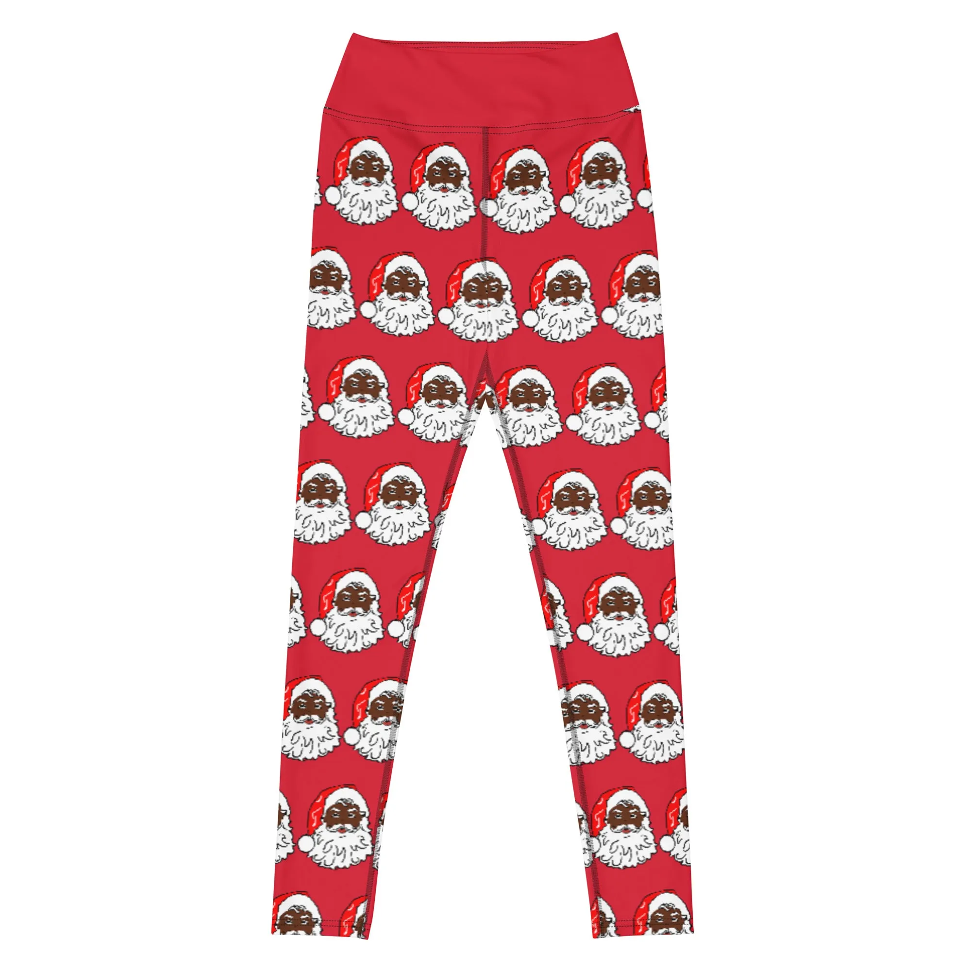 Yoga Leggings Santa Red