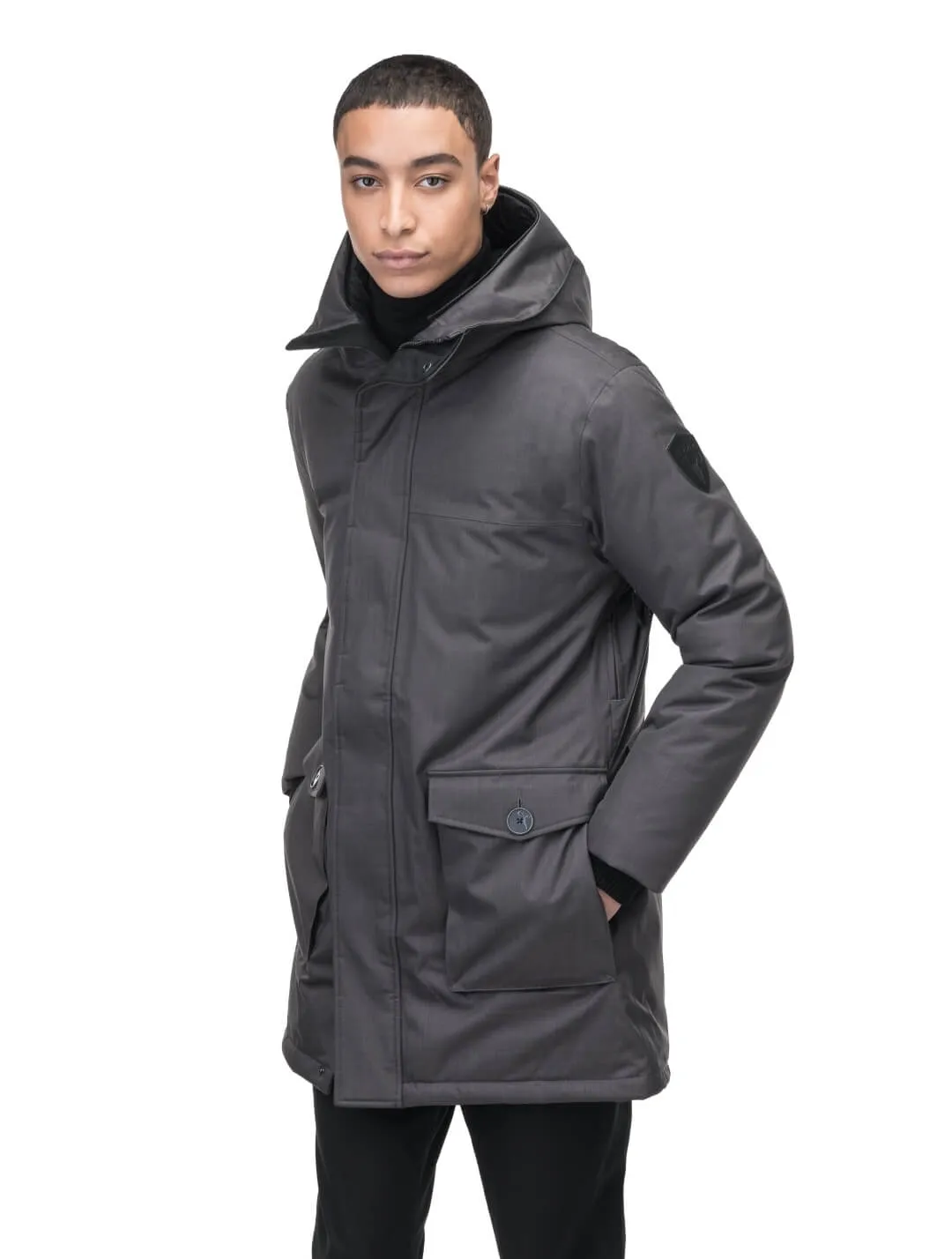 YVES FURLESS MEN'S PARKA STEEL GREY