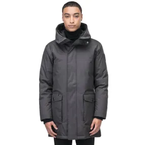 YVES FURLESS MEN'S PARKA STEEL GREY