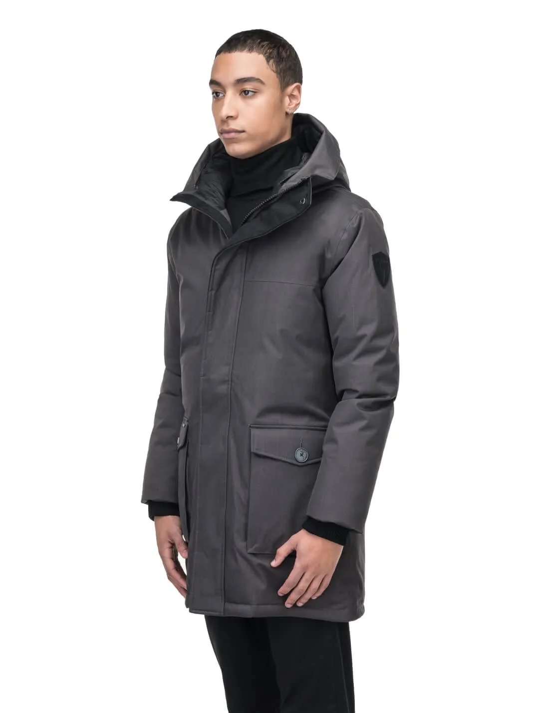 YVES FURLESS MEN'S PARKA STEEL GREY