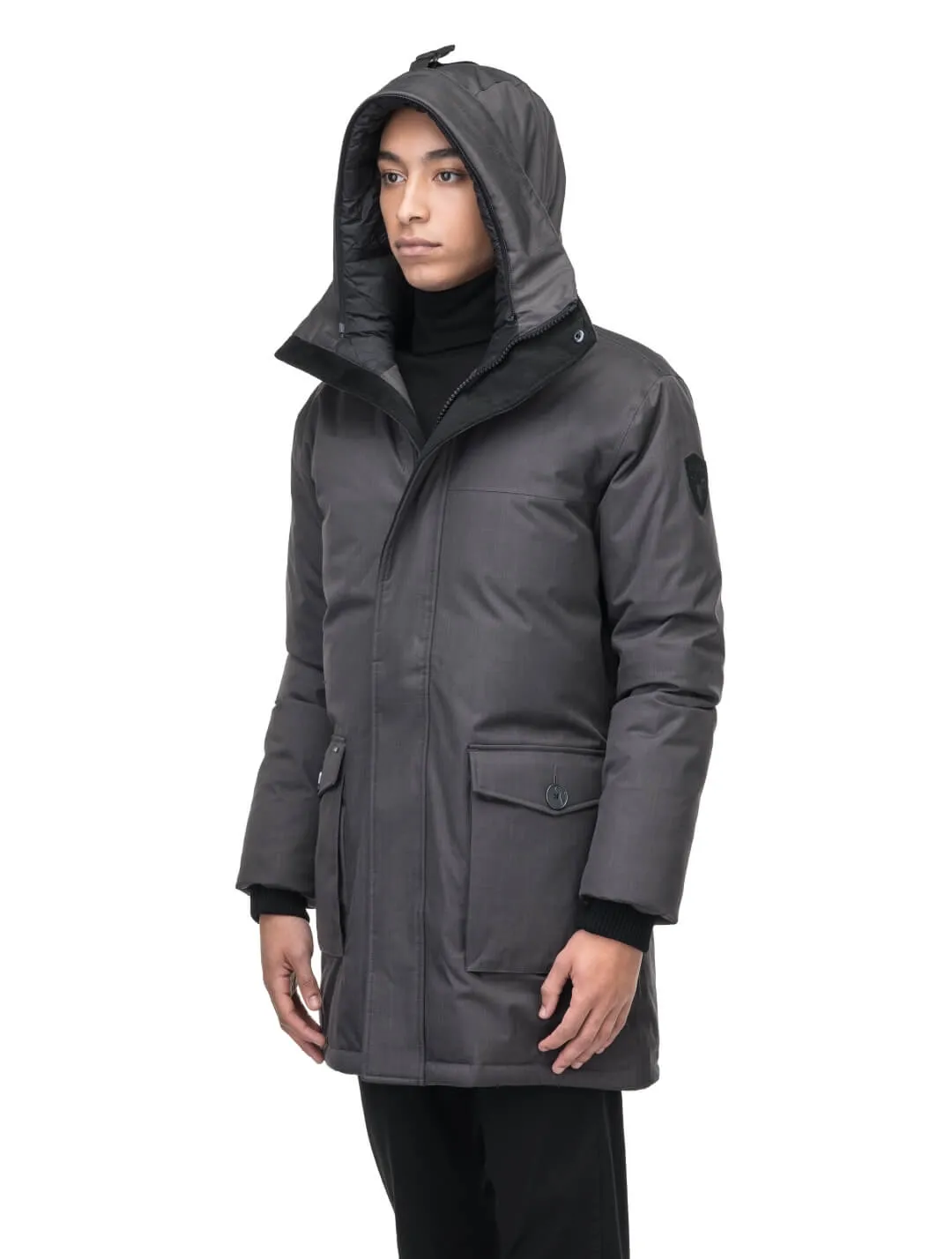 YVES FURLESS MEN'S PARKA STEEL GREY