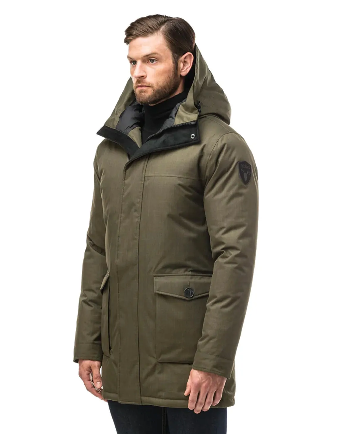 YVES MEN'S PARKA ARMY GREEN